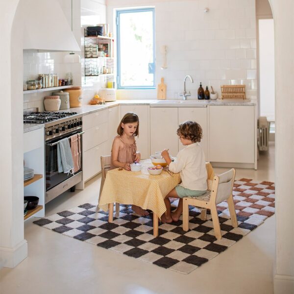 Lorena Canals Vloerkleed The Little Chefs - Keukentegels Donkergrijs - (5)