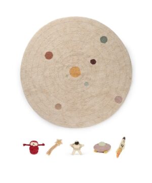 Lorena Canals Wasbaar Vloerkleed en Speelkleed Solar System