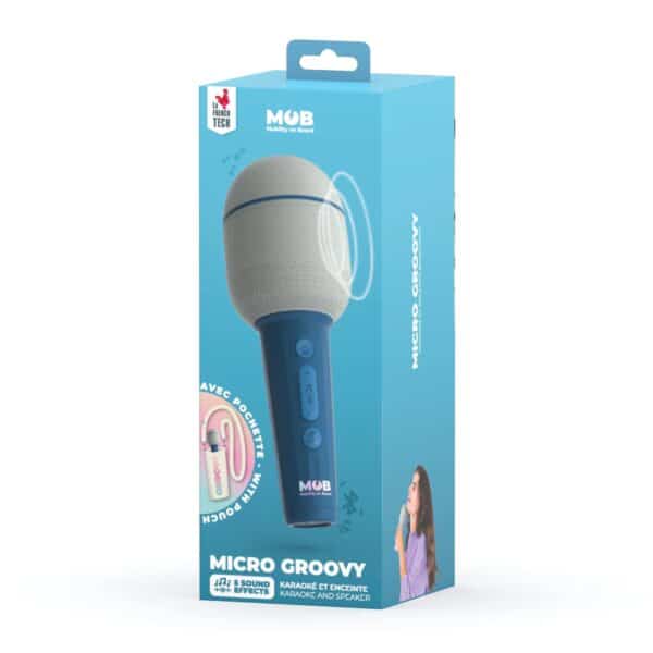 MOB Microfoon Groovy Blauw 3701613300712