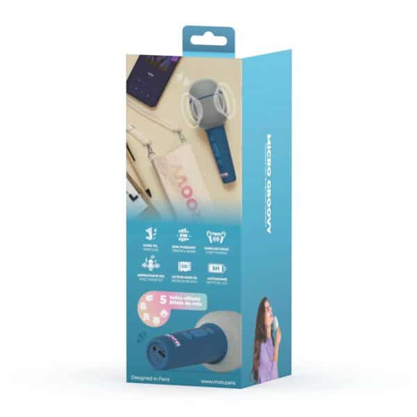 MOB Microfoon Groovy Blauw 3701613300712