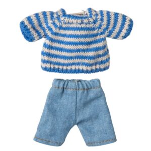 Maileg Big Brother Mouse Kleertjes Knitted Sweater and Pants 5707304143253