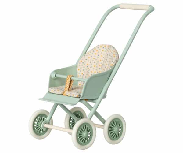 Maileg Buggy Stroller Micro - Mint - 11-3100-00 (1)