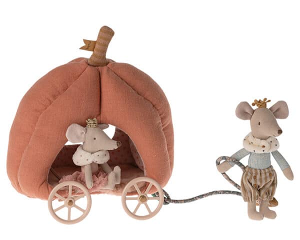 Maileg Pompoen Koets voor Maileg Muisjes Pumpkin Carriage Mouse 5707304134275 (2)