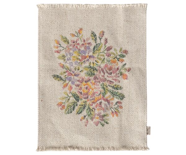 Maileg Poppenhuis Accessoires Vloerkleed Flowers Large 5707304140092 (1)