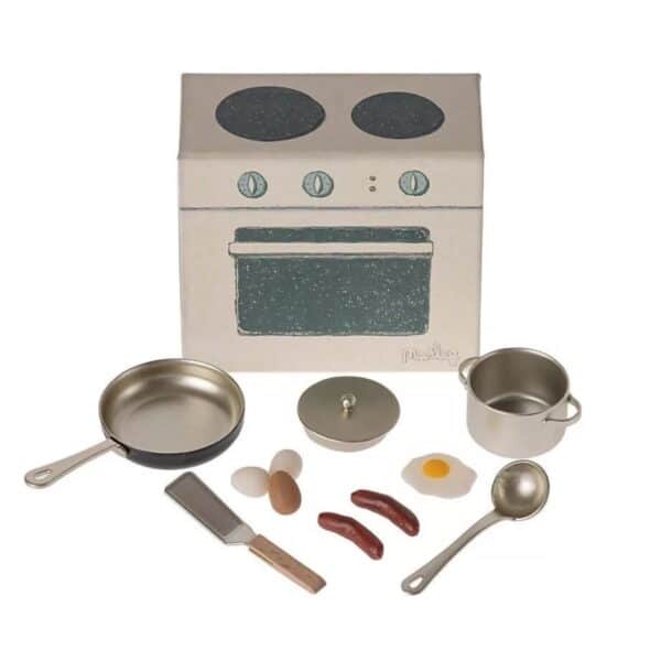 Maileg Poppenhuis Keuken en Kookset Cooking Set Mouse 5707304134220 (1)