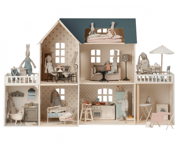 Maileg Poppenhuis en poppenhuis inrichting bij Grasonderjevoeten.nl