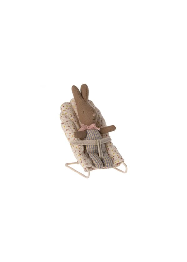 Maileg Rabbit MY Rose Blue Check 5707304132929 (5)