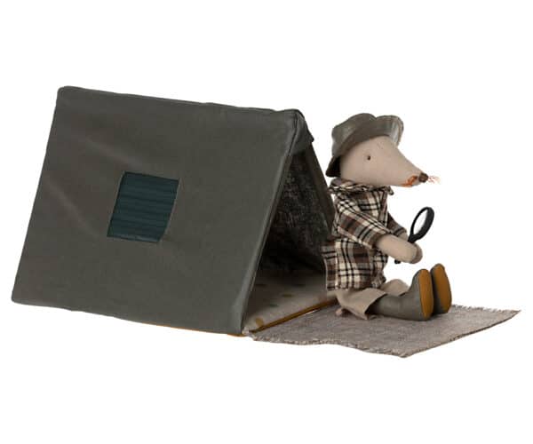 Maileg Single Tent Mouse 5707304126126 - 11-3400-00 - (3)
