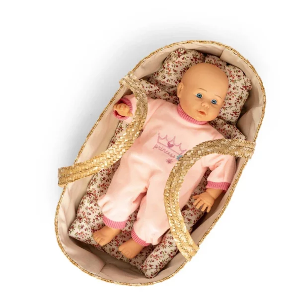 MamaMemo Poppenreiswieg Riet 50 cm 5706798841409 (1)