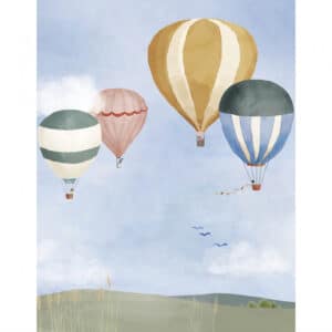 Mimi'lou Behang Panorama Hot Air Balloons L 3700792695664
