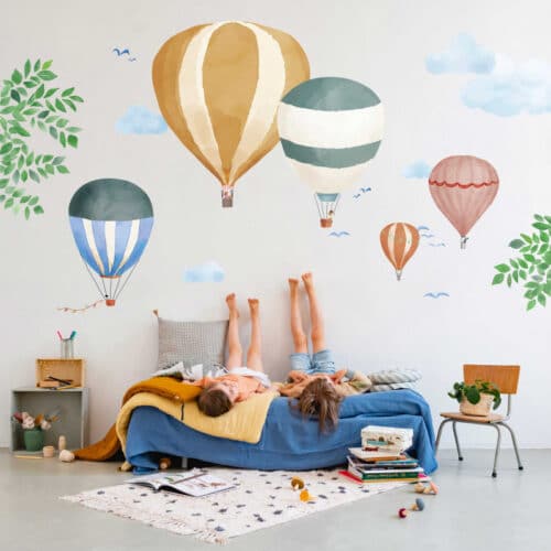 Mimi'lou Muursticker Hot Air Balloons XL 3700792686648 (4)