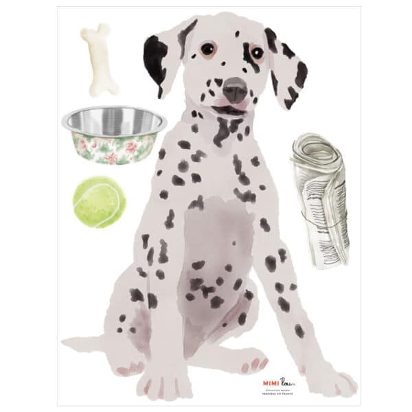 Mimi'lou Muursticker Puppy Dalmatiër 3700792606783 (2)