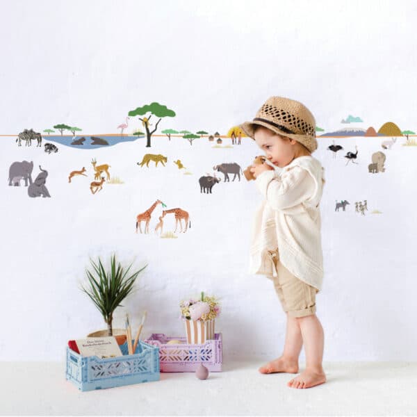 Mimi'lou Muursticker Safari 3700792636100 (1)