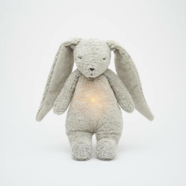 Moonie Slaapknuffel Konijn Humming Bunny Grey Natur 2.0 5903943986262 (1)