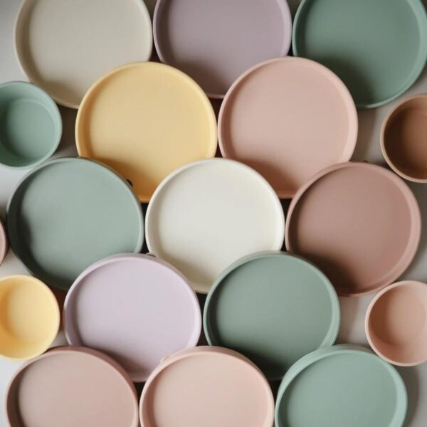 Mushie Bord Classic Siliconen Soft Lilac 0810052467474