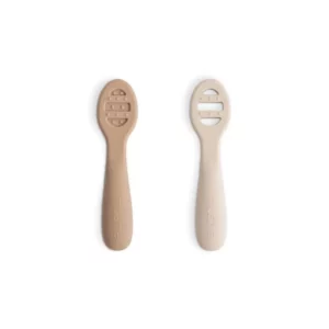 Mushie First Feeding Baby Spoon Natural 840355801132 (1)