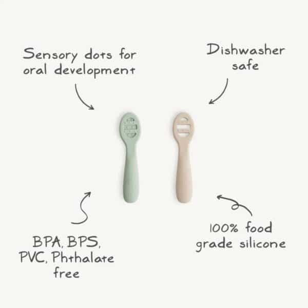 Mushie First Feeding Baby Spoon Natural 840355801132 (4)