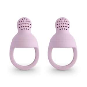 Mushie Fresh Food Feeder (set van 2) Soft Lilac 70.068 (1)