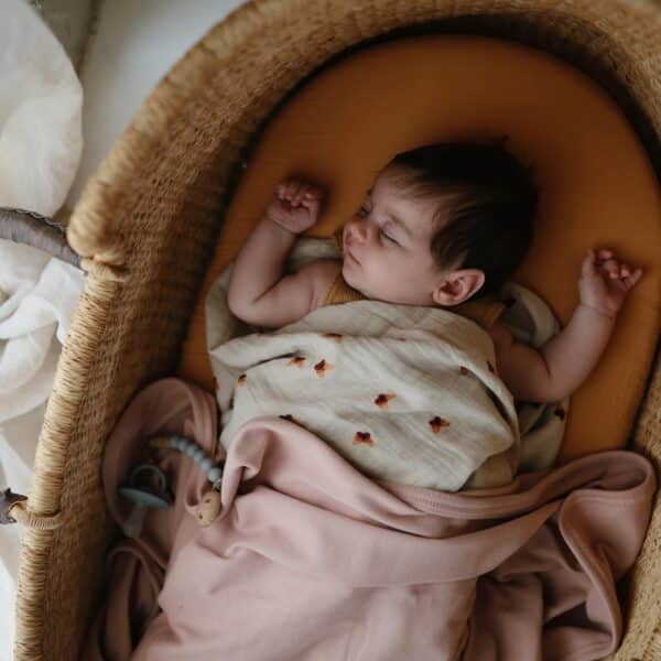 Mushie Wiegdeken Ribbed Baby Blanket - Blush 810052469386 - 7070503 - (3)
