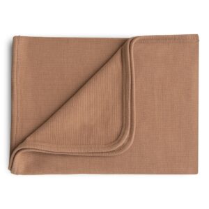 Mushie Wiegdeken Ribbed Baby Blanket - Tan 810052469409 - 7070504 (1)