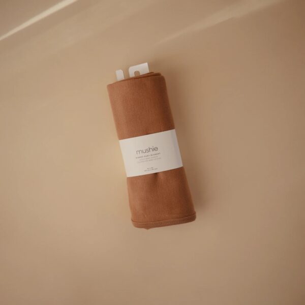 Mushie Wiegdeken Ribbed Baby Blanket - Tan 810052469409 - 7070504 (2)