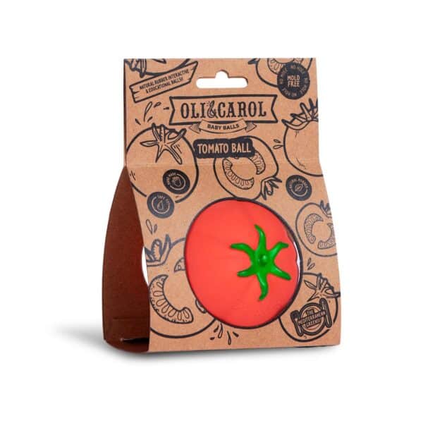 Oli and Carol Sensorische Bal Baby Tomaat L-BALL-TOMATO 8437021201703 (2)