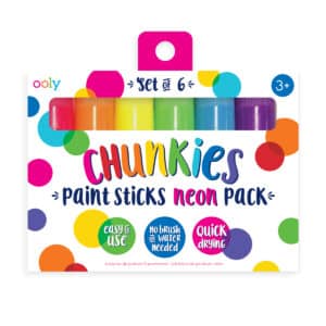 Ooly Chunkies Paint Sticks Neon - Set van 6 0810078034384