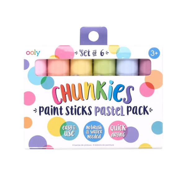 Ooly Chunkies Paint Sticks Pastel - Set van 6 0810078037279