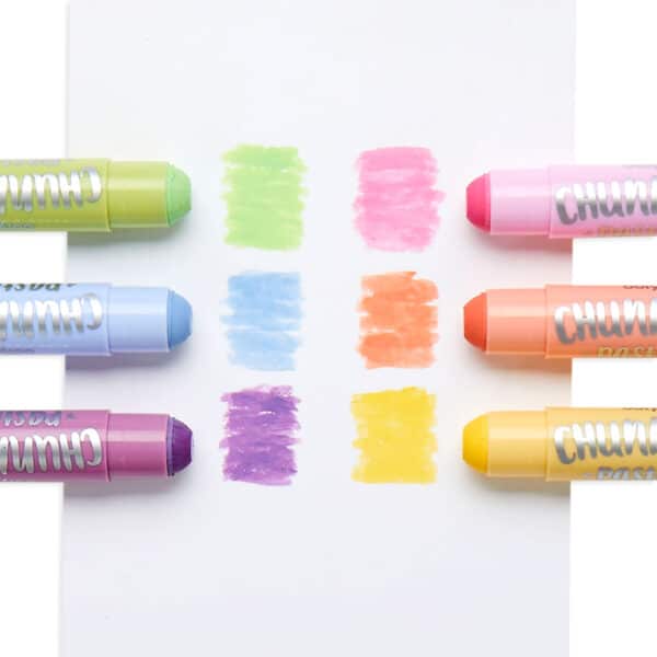 Ooly Chunkies Paint Sticks Pastel - Set van 6 0810078037279