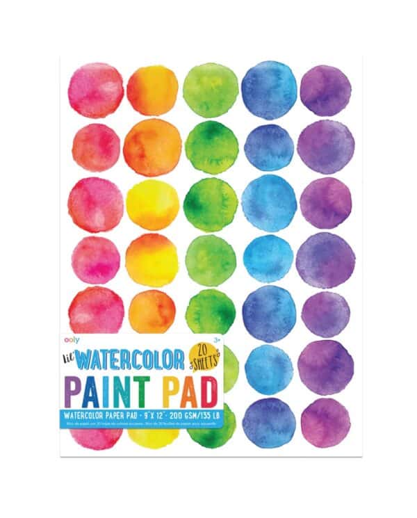 Ooly Waterverf Schetsboek Lil Watercolor Paint Sketchbook 0810078036340 (1)