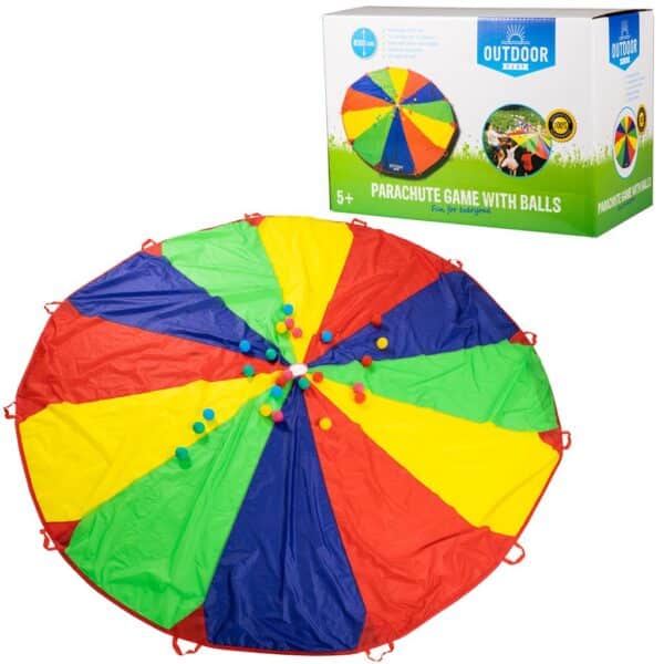 Outdoor Play Parachutedoek met Ballen 8712051116112 (9)