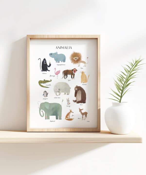Lilipinso Animalia Poster Animals 3700412477151