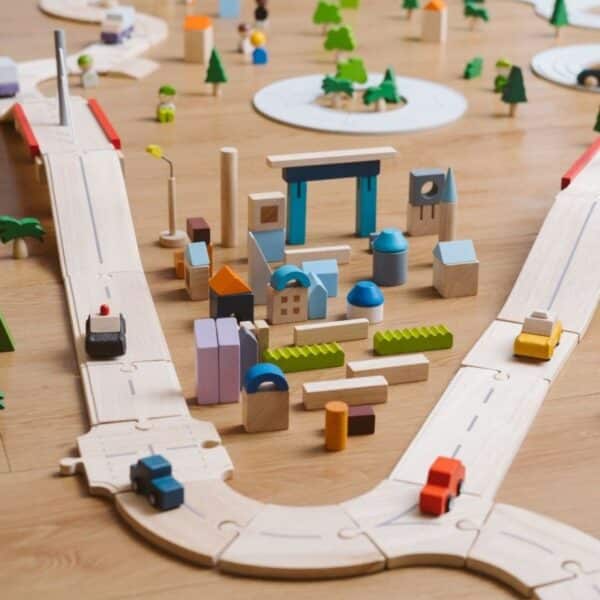 Plantoys Houten Blokken - Urban City 8854740062925 - 3