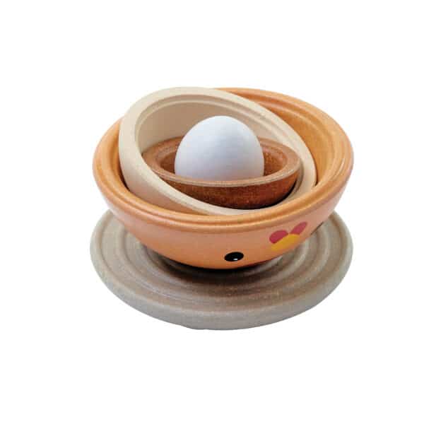 Plantoys Houten Kippen Stapel Spel - Modern Rustic +1jr - 5485 - (5)
