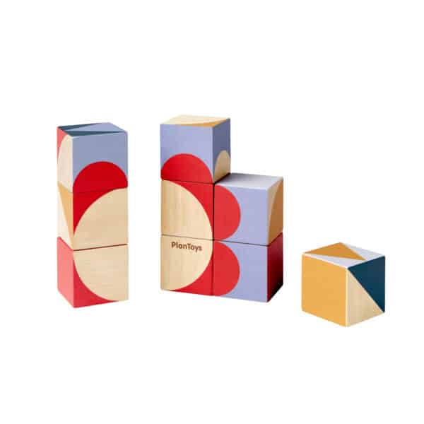 Plantoys Houten Puzzel Blokken - Geo +3jr 4648 - Grasonderjevoeten (12)