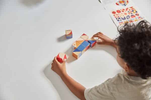 Plantoys Houten Puzzel Blokken - Geo +3jr 4648 - Grasonderjevoeten (5)