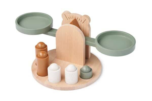 Ronni scale set_LW17360_1523 Liewood Weegschaal Ronni - Faune Green Mix (2)
