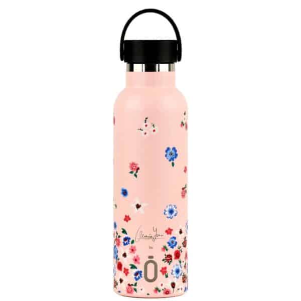 Runbott Drinkfles Thermosfles Maria Pink Garden 600 ml 8435291888716 (1)
