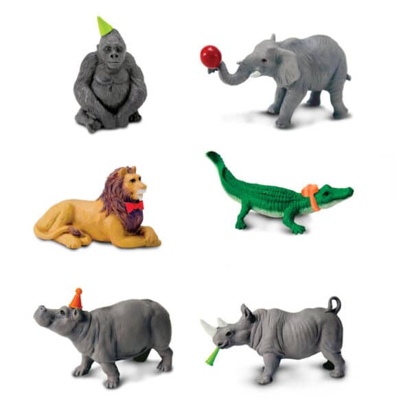 S101082 Safari Speelfiguren Toob Set - Party Animals 0095866006570 (3)