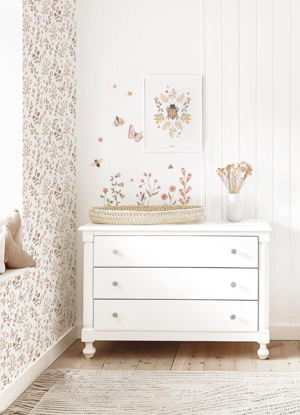 Lilipinso Coccinella Muursticker A3 Pretty Flowers 3700412477861