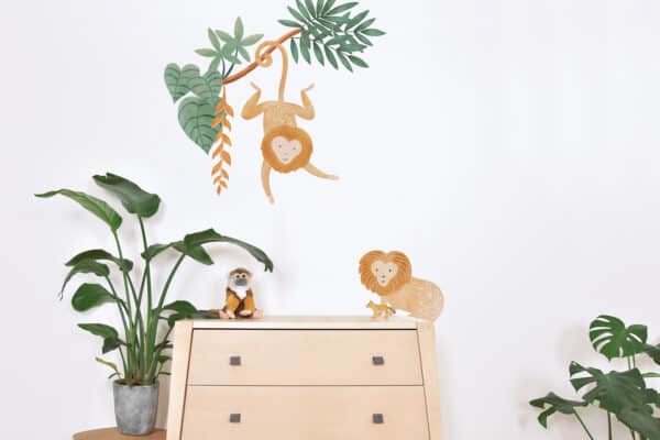 Lilipinso Yatsuni Muursticker XL Monkeys Lions Tamarins 3700412477946