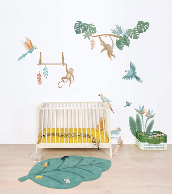 Lilipinso Yatsuni Muursticker Large Birds of Paradise Flowers 3700412478035