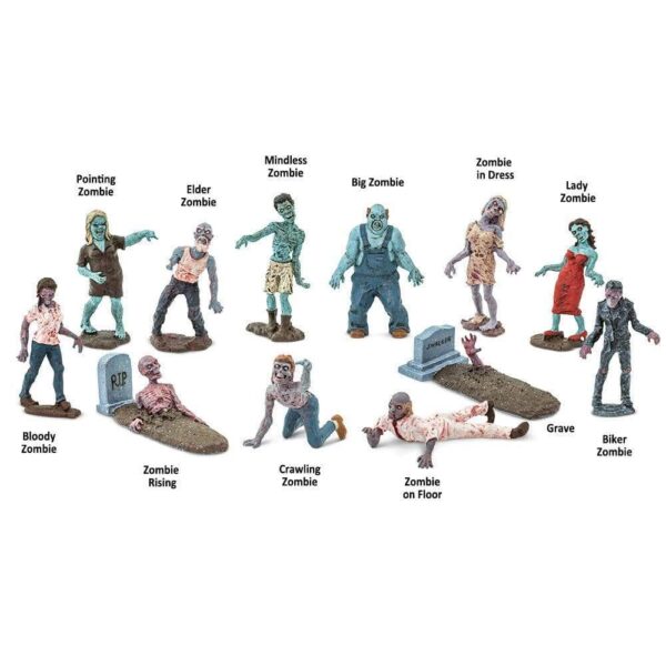 Safari Speelfiguren Super Toob Set - Zombies 0095866001445 - S686004 (1)