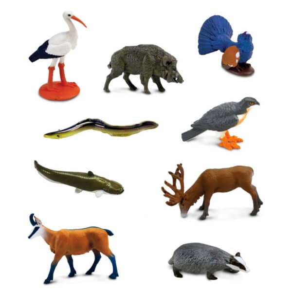 Safari Speelfiguren Toob Set - Europese Dieren 0095866102487 (1)