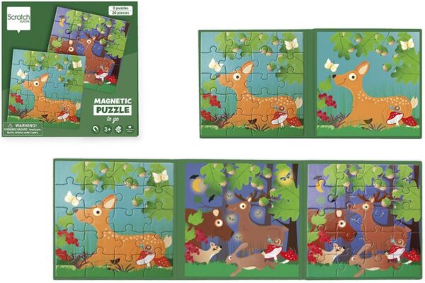 Scratch Magnetisch Puzzelboek To Go Bosdieren 5414561811558 (6)