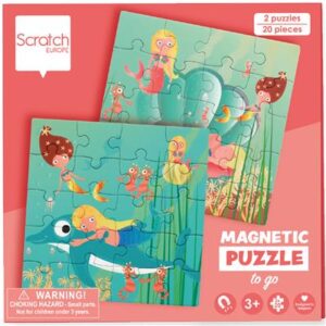 Scratch Magnetisch Puzzelboek To Go Zeemeermin 5414561811534 (1)