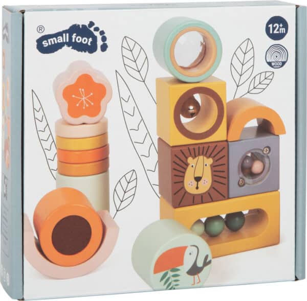 Small Foot Safari Sensorische Blokken +1jr 4020972122308 - 12230 (5)