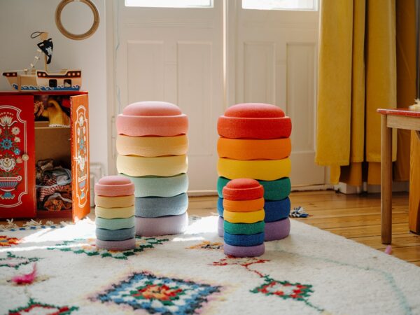 Stapelstein Mini Original Rainbow Classic Set 6 stuks 4260607086883