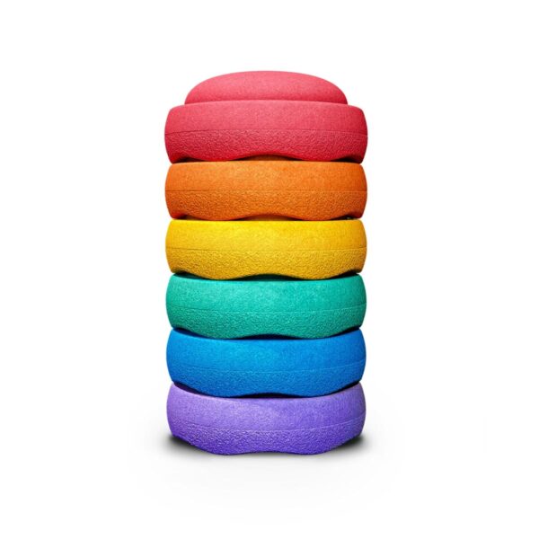 Stapelstein Original Rainbow Classic 6 Stuks 4260607082304 (3)
