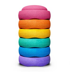 Stapelstein Original Rainbow Classic 6 Stuks Pink Edition 4260607082304 (1a)